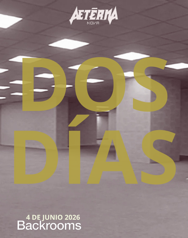 AeternaMadrid's tweet photo. Martes. Dos días para ver qué hay al otro lado.

#Backrooms #AeternaNova https://t.co/xFuTNIm0Yy