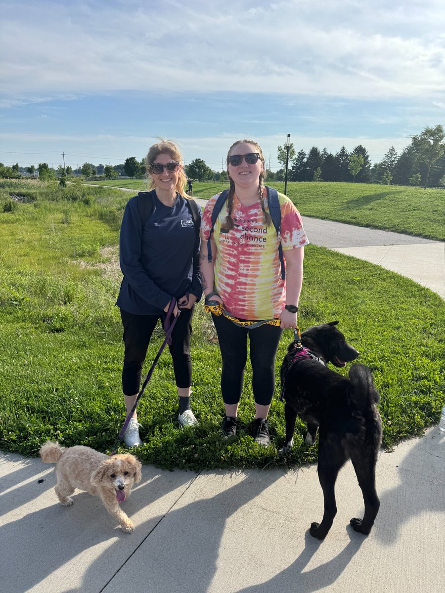 SCALEK12's tweet photo. 🐾 Two SCALE K-12 team members spent the weekend at the Strut Your Mutt 5K Walk supporting the AniMeals Program through Tippecanoe Senior Services!

Bonus: Rachel won a gift basket drawing, and Leo has already decided it belongs to him. 🐶🎁

#StrutYourMutt #AniMeals #SCALEK12 https://t.co/3r7ZS2g8iD
