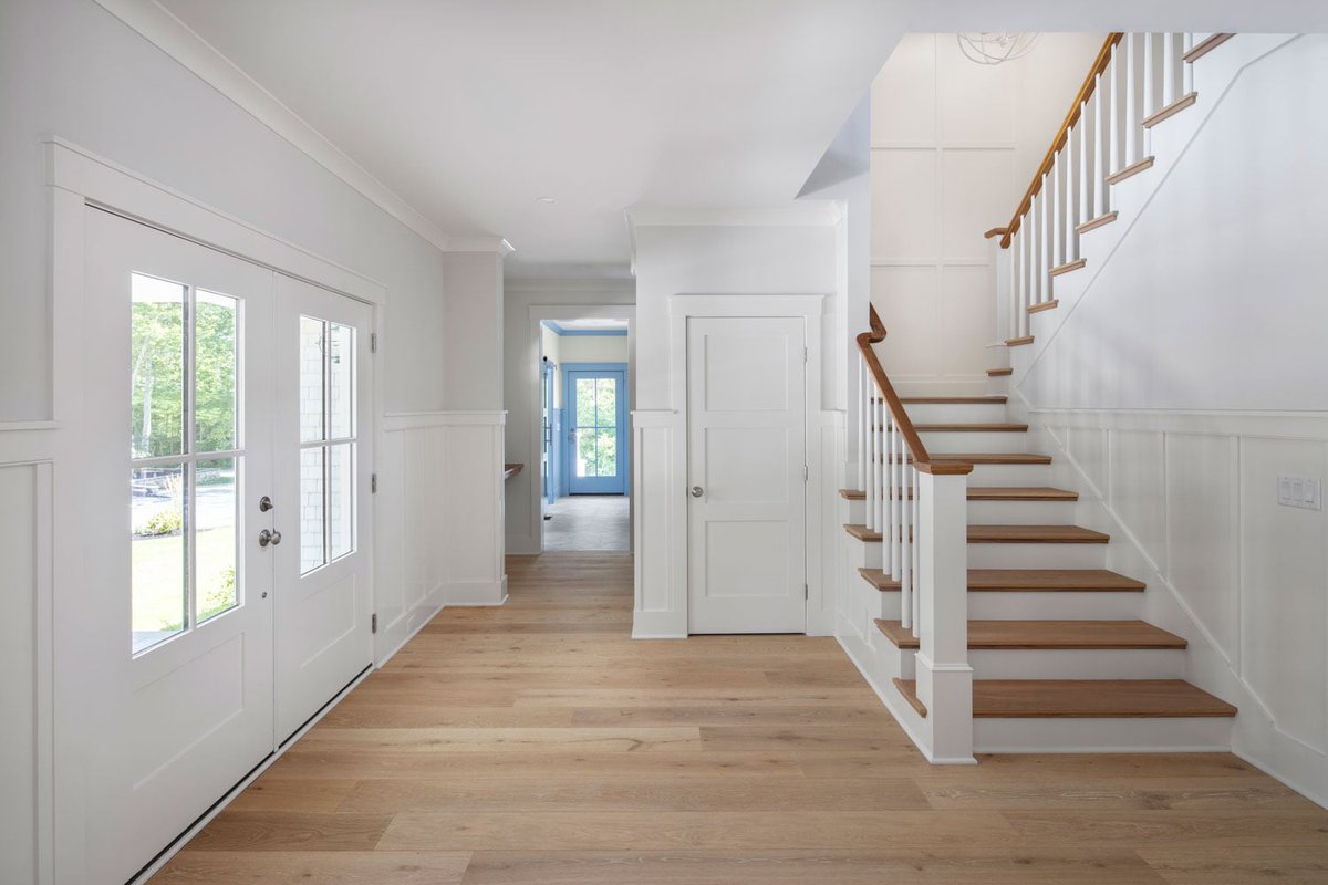 hornermillwork's tweet photo. Featured Project // June 2026 // This month, we’re heading to Cape Cod for a newly built coastal compound featuring Masonite Doors fiberglass exterior doors, custom MDF interior doors, sliding barn doors, mouldings, and Cooper Stairworks stair parts. https://t.co/5xMBkNFK7a https://t.co/oDHR9rZMW6