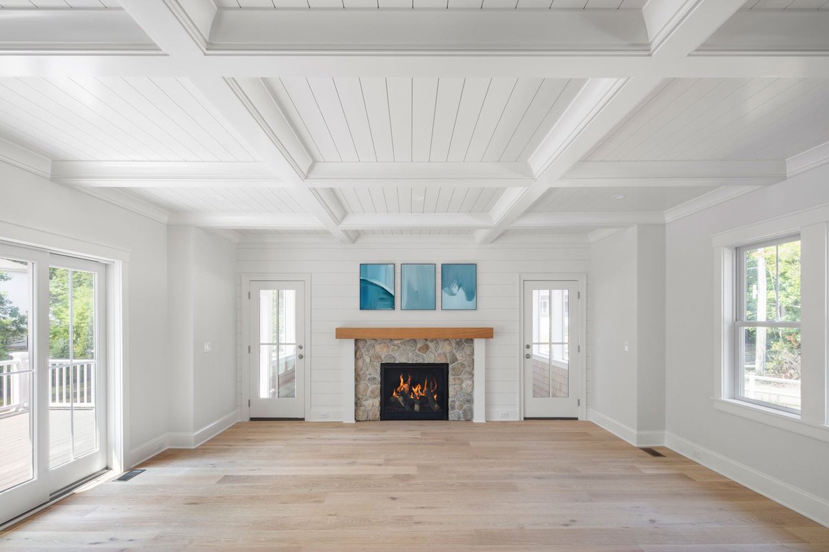 hornermillwork's tweet photo. Featured Project // June 2026 // This month, we’re heading to Cape Cod for a newly built coastal compound featuring Masonite Doors fiberglass exterior doors, custom MDF interior doors, sliding barn doors, mouldings, and Cooper Stairworks stair parts. https://t.co/5xMBkNFK7a https://t.co/oDHR9rZMW6