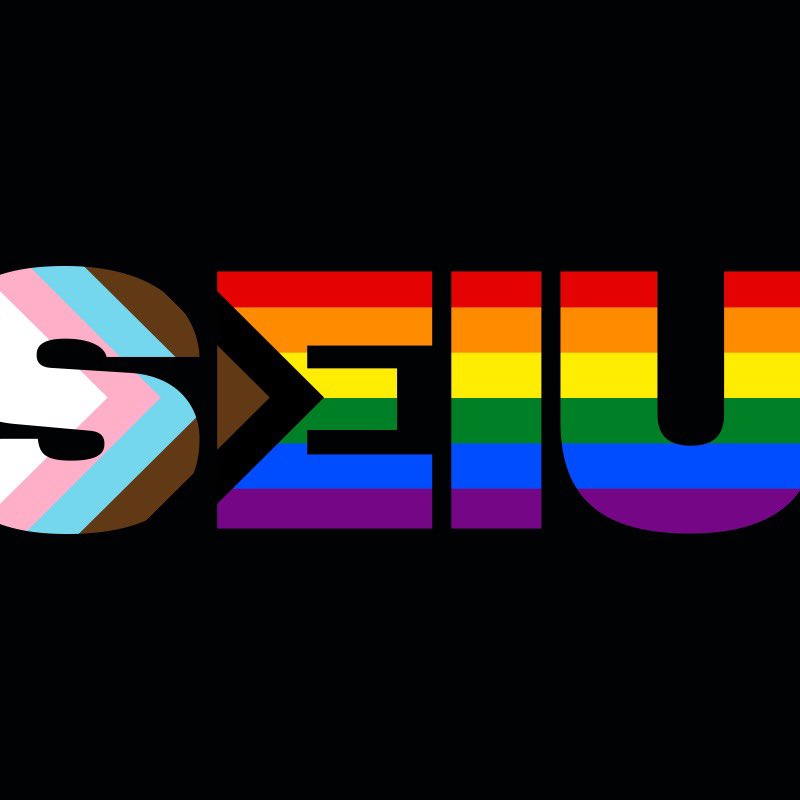 SEIU1107's tweet photo. Happy Pride Month from your friends at SEIU Local 1107!🌈 https://t.co/3aW5GcaQ9j