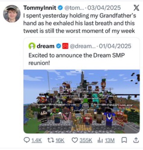 tommyinnit archive 💿 tweet media