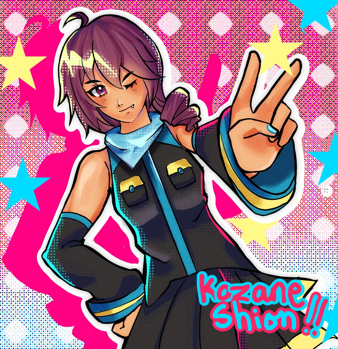 definitelygumi's tweet photo. Finally finished my fanart of her!!! @Pour_Soil 
This took a while my bad 😔 https://t.co/brkl4zZnU7