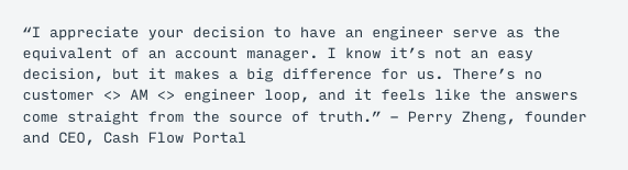 IncreaseDev's tweet photo. At Increase, the engineers who built our products are the same ones who operate, support, and fix them when something breaks. This isn't a resourcing decision. It's a philosophy https://t.co/3Z0gQyTT1w https://t.co/ECVrP7IHyD
