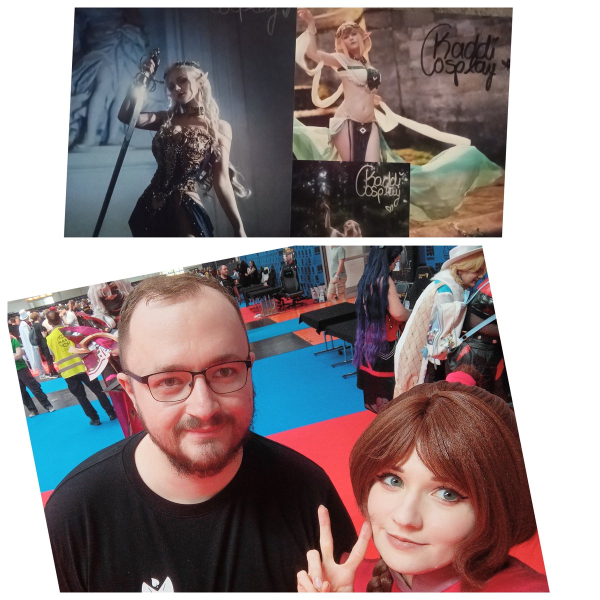 CrozZSpider_'s tweet photo. Also thanks to all the cosplayers at Dokomi!

@JessicaNigri was probably the first cosplayer I ever followed on social media, and it was nice to meet her in person. Such an energetic and lovely person :)

It was nice to meet everyone @KaddiCosplay @caffeinesama @MaceZayuri https://t.co/6RoCOBQoFr