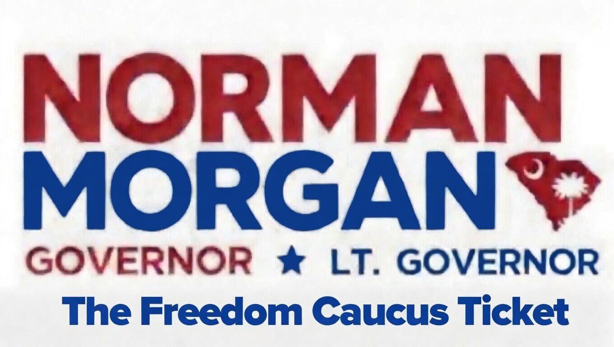 KellyLMcCarty's tweet photo. @PamelaEvette @swampfoxspirits I’m not voting for the female version of establishment Henry McMaster. 

I’m voting for Ralph Norman and Adam Morgan! https://t.co/ZDfbl8L4HY