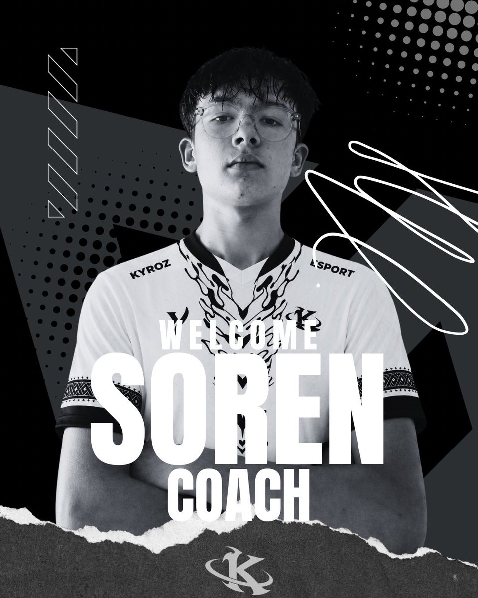 KyrozEsport's tweet photo. Kyroz is proud to welcome our new Coach @soren_bs08  for the European roster.

With his experience, leadership, and competitive mindset, he will play a key role in developing our players and pushing the team to the next level.

Welcome to the project Soren.

#KYROZ #EMEA #Esports https://t.co/oY3XPg7Ss2