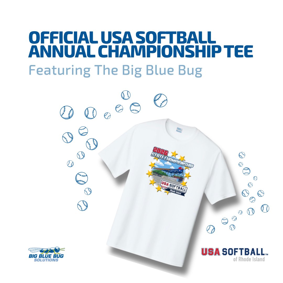 bigbluebug's tweet photo. We're excited to share that Nibbles is officially the face of the @usasoftballri Annual Championship design this year! 🥎💙 Thank you for choosing Nibbles to be part of this year’s championship tradition. We are celebrating athletes, community, and Rhode Island pride! https://t.co/ddXDgx5Oyb