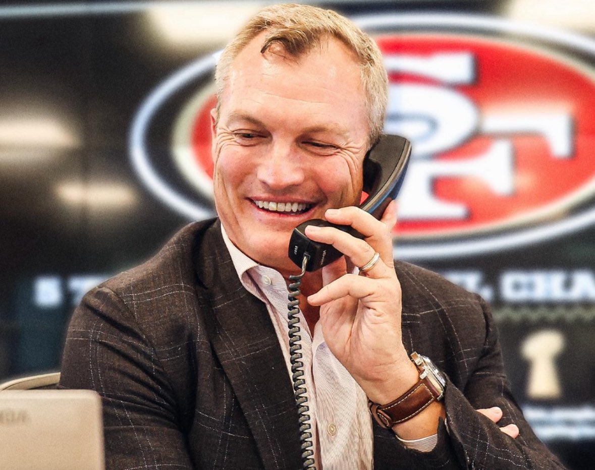 49ersSportsTalk's tweet photo. It’s your move now John Lynch… 👀📞 https://t.co/QI3m8D4zDh