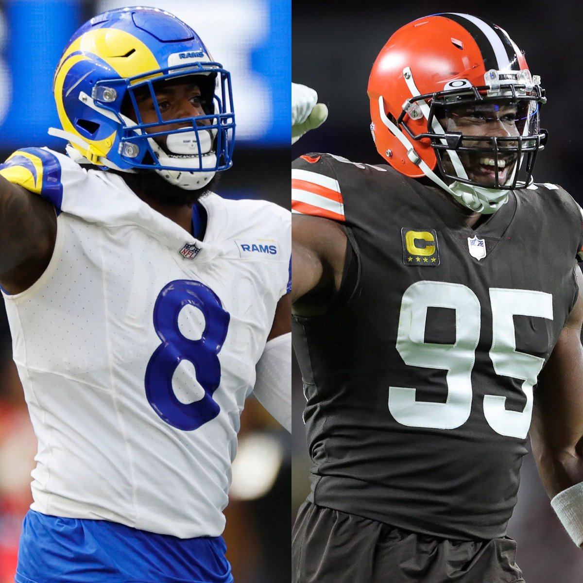 jasrifootball's tweet photo. BREAKING: The Browns are Myles Garrett to the Rams for Jared Verse and a 1st round pick, per @rapsheet

There will be other compensation. https://t.co/C50hKaCEiN