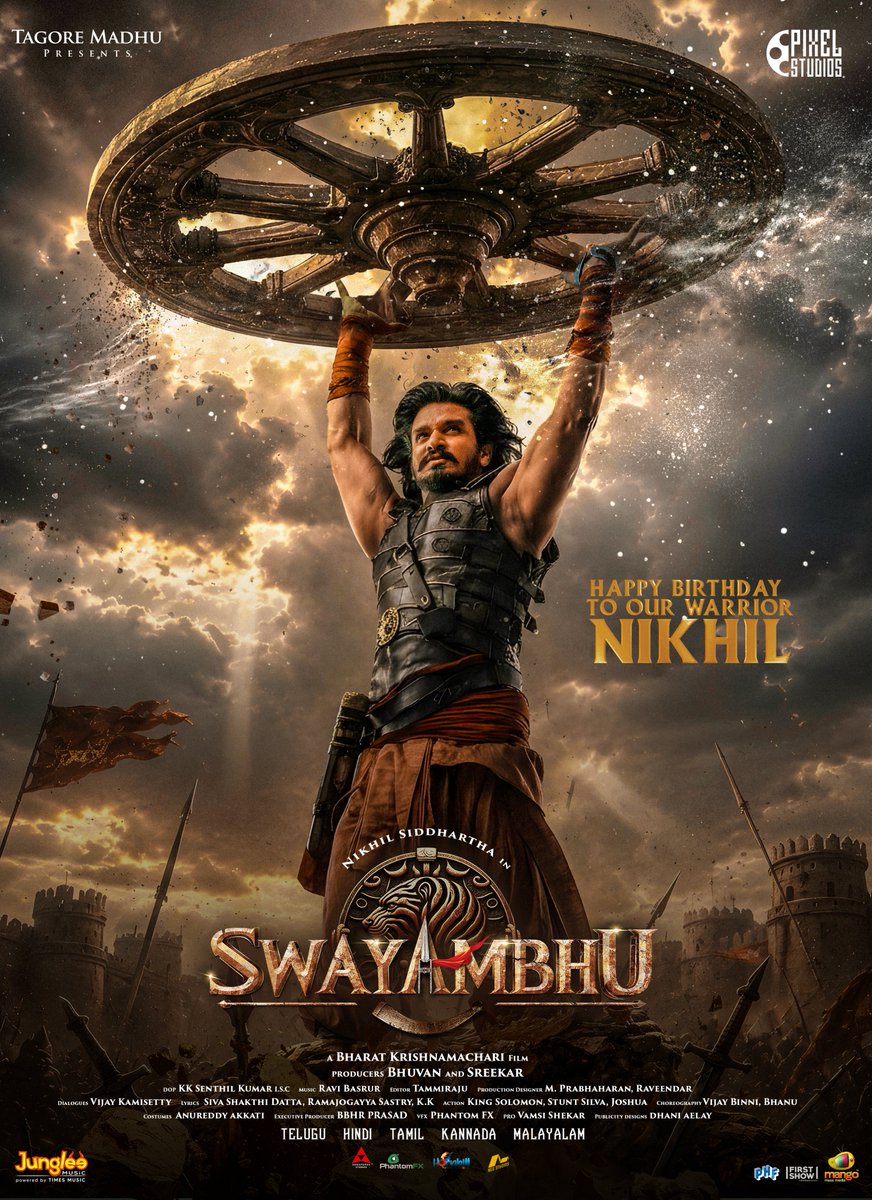 Rajaraveendar's tweet photo. Happy Birthday to our warrior
@actor_Nikhil https://t.co/ZIHtNOk8XU