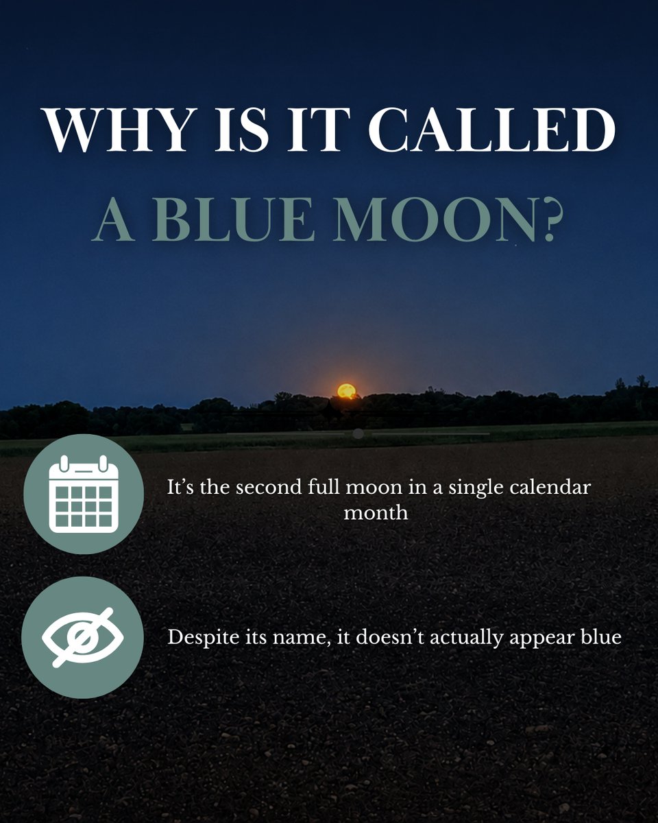 Metcheck's tweet photo. Last night was a Blue Moon 🌕 the second full moon of May. Bonus fact: it was also a micromoon, the most distant full moon of 2026. About 7% smaller than average. And no, it doesn't actually turn blue. Next one: May 2027.

Did you catch it? https://t.co/ftd2YQOSF5