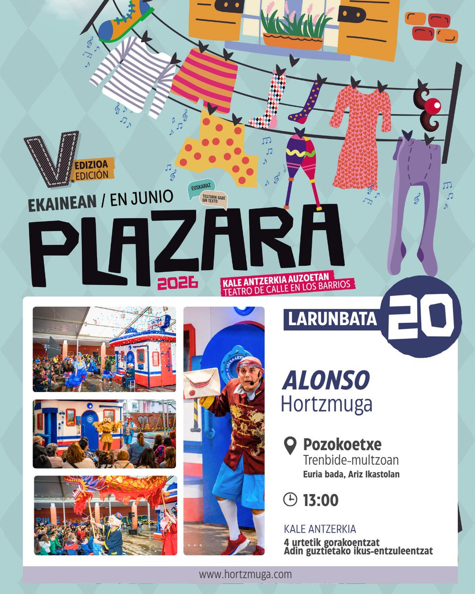 basauritarrak's tweet photo. 🗓Ekainak 20, Pozokoetxe
👉 Hortzmugaren 'Alonso' komedia

#Basauritarrak https://t.co/CEtQCRSR57