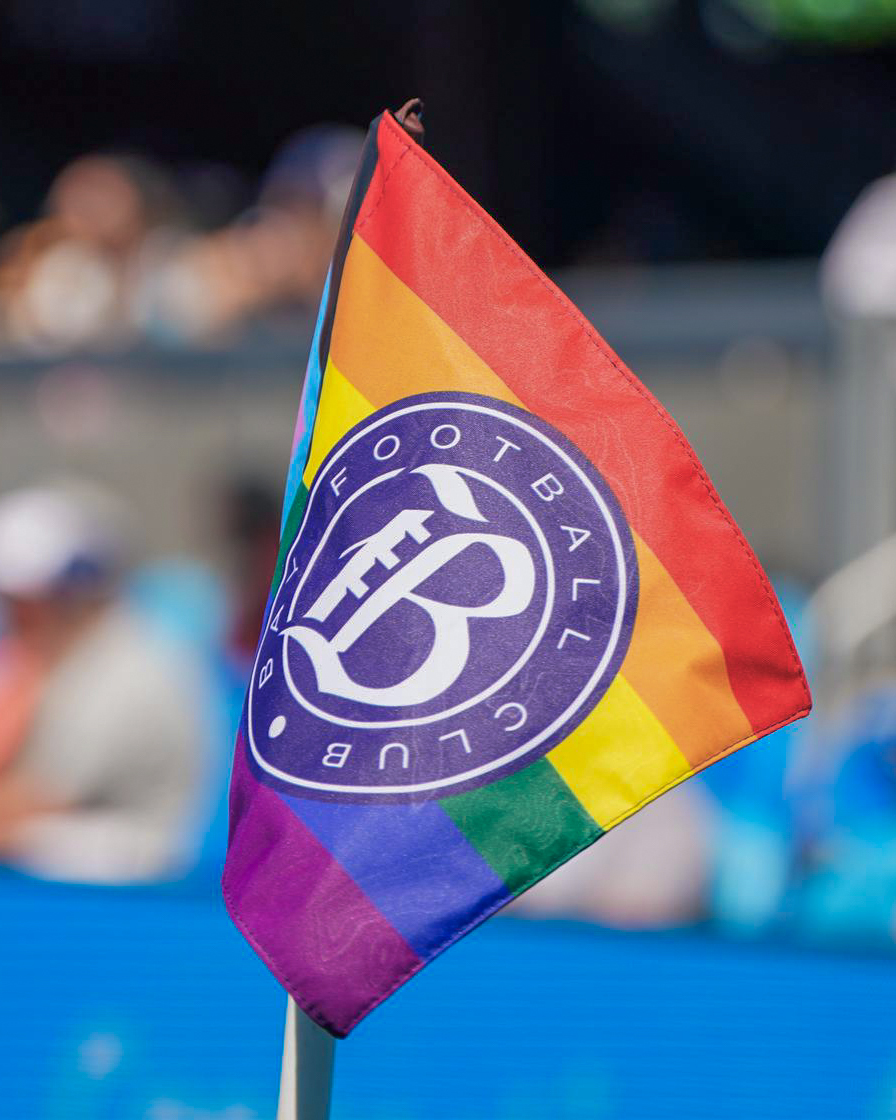 wearebayfc's tweet photo. Happy #Pride Month #BayFC fans! ❤️🧡💛💚💙💜🩵🩷🤍🖤🤎

We’re proud to celebrate the love, inclusivity and community that makes us stronger together. https://t.co/sTwJVKOYiB