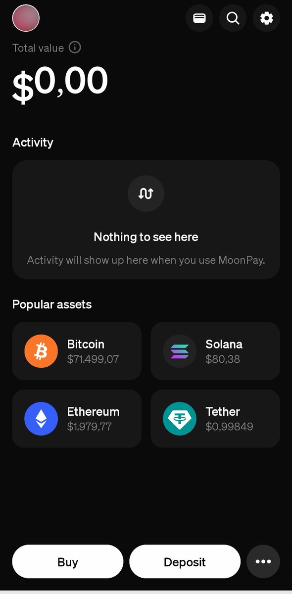 Raoufbxone's tweet photo. Sad 😔 to see my @moonpay wallet empty 
Moontag: Raouf https://t.co/08YyoH734O