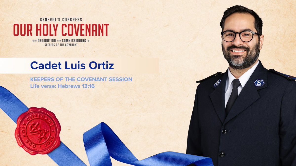 saconnects's tweet photo. 🎉 Congress 2026 is almost here! Today’s cadet spotlight features Cadet Luis Ortiz of the Keepers of the Covenant. We’re excited to gather together soon as one Army for a historic weekend in Hershey, PA. More info 👉 https://t.co/E2RsFSQLvF #Congress2026 #KeepersOfTheCovenant https://t.co/JqTDQMCcwB