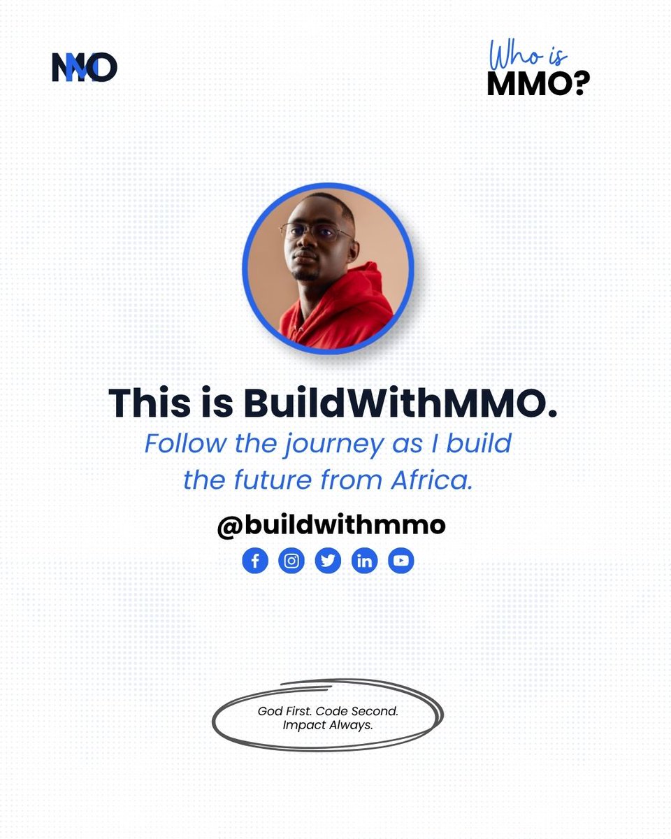 buildwithMMO's tweet photo. I grew up in Lagos not knowing what a software engineer was.

Today, I build AI systems that read the Earth from space.

From maps → code → AI → startups.

This is the story behind #BuildWithMMO 🧵👇

Read more:
https://t.co/JG3vcTEVB6

#AI #SoftwareEngineering #AfricaTech https://t.co/yIBTiA1V1E
