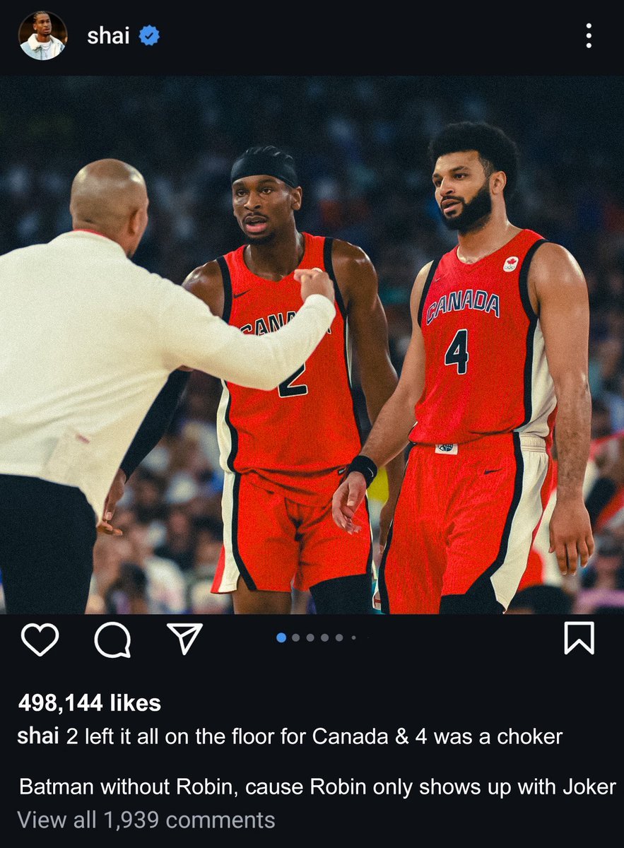 depressedjokfan's tweet photo. Jamal not on team Canada for the LA Olympics in 2028. Bum knows he's worthless without Jok
https://t.co/Qa7Bl9mKvO https://t.co/7nvMPlJs0O