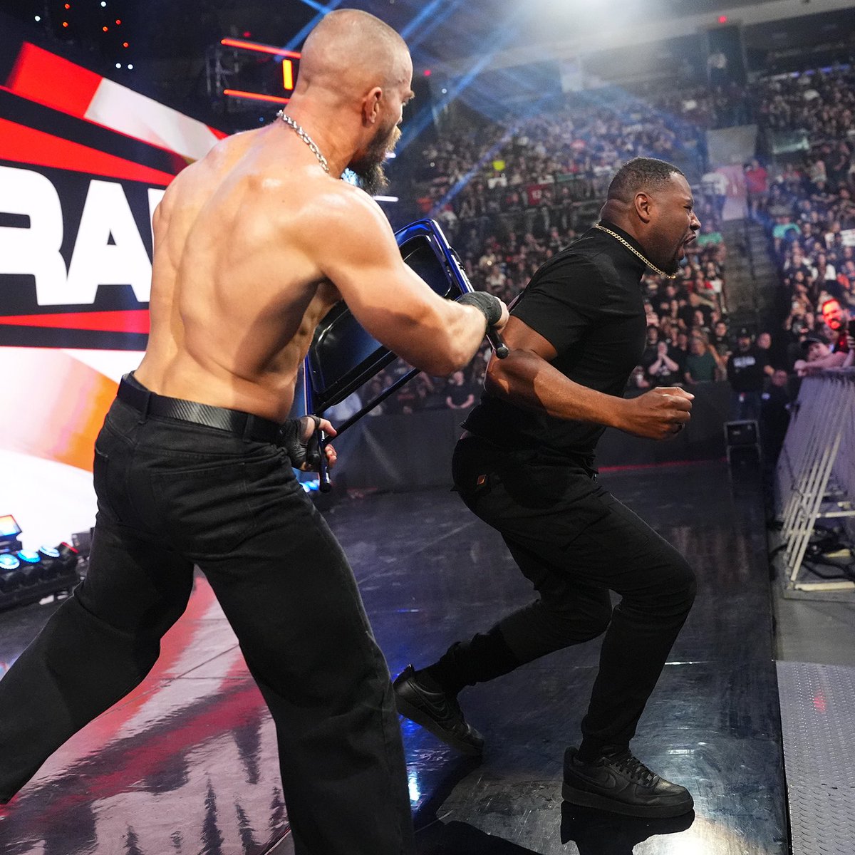ButInTheory's tweet photo. See, everybody thinks Logan being hurt is supposed to slow us down. That's what the Profits think, but that's because they're looking at The Vision all wrong. They see one guy missing and think the whole machine stops working.

We still run Monday Night #WWERaw. https://t.co/nRLZkMJYNL