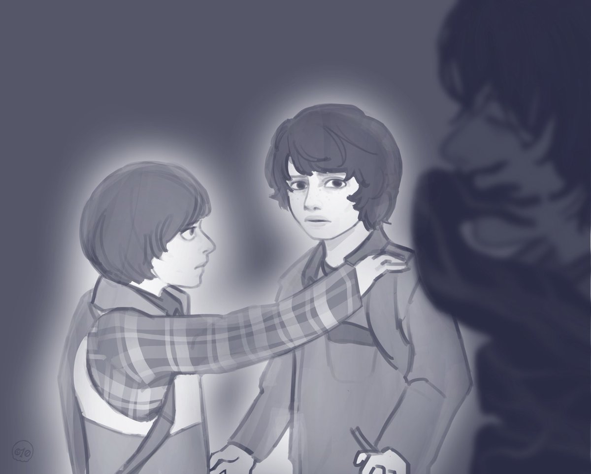 skele10s_'s tweet photo. Pt5 of el failing to save mike in the quarry au 

Will tells mike what happened to him
(4/20)
#STRANGERTHINGS #byler #miwi https://t.co/lJrX8D6Siw