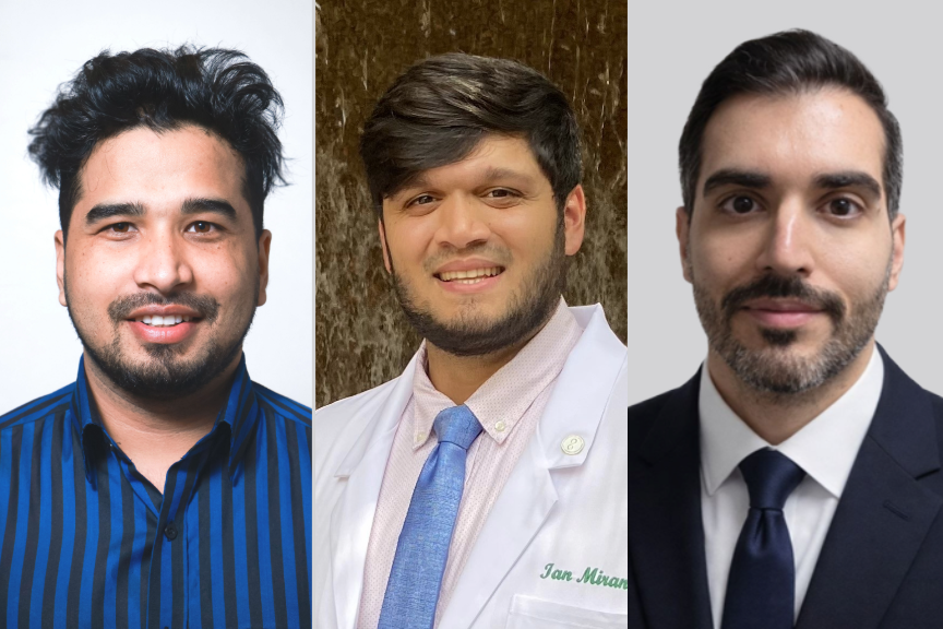 UABPathology's tweet photo. The UAB Department of Pathology recently funded travel awards to Sachin Budhathoki, Ph.D., Ian Miranda, M.S., and Jouan Taheri Talesh, M.D., who will present their research at national meetings this year.

Read more about the presentations here: https://t.co/RX5xcBQP0M https://t.co/KdBhpGG9e5