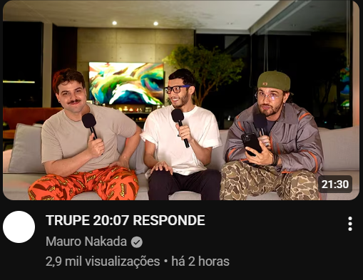 SakataIvan's tweet photo. Algo insano aconteceu no ytbr https://t.co/m943iUPUt6
