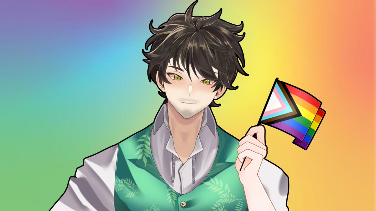 Averaey_'s tweet photo. Happy Pride cuties 🏳‍🌈 
I hope everyone celebrates this month in any way they can or feel comfortable doing. Remember that no matter what the world may say, you are important. You are loved. And you matter. And you will always have a home and family with me. I'm so proud of you https://t.co/Ck2MMX0P8z