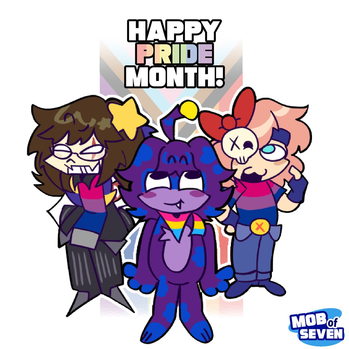 Mob7Toons's tweet photo. [1/2] #MOBOF7 // HAPPY PRIDE MONTH 🏳️‍🌈

@TheAOSSGuy @Elototfart @comradodutch https://t.co/zyIjlrDZVL