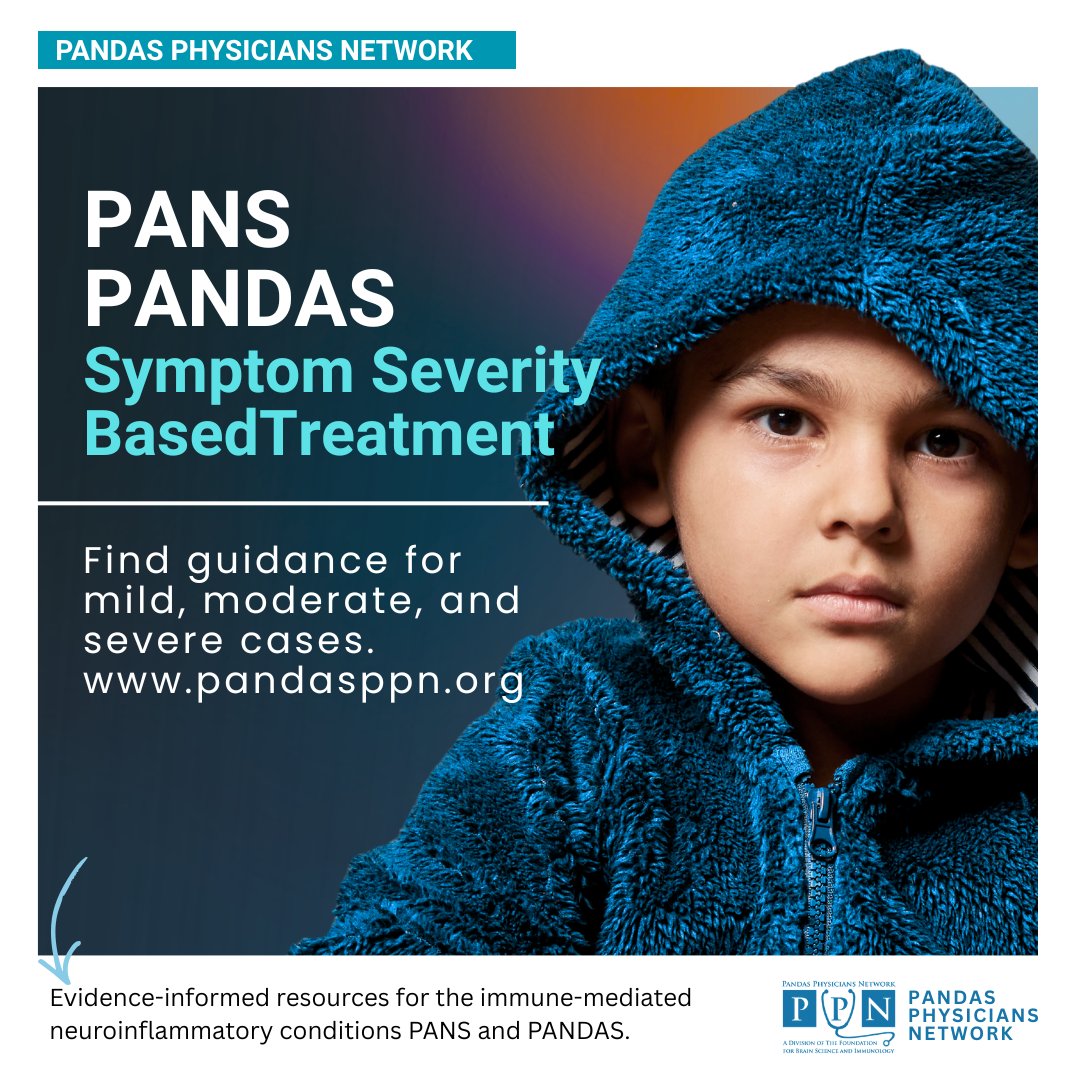 PANDASPPN's tweet photo. PANS/PANDAS symptom severity classifications can help inform treatment pathways and clinical management decisions. Learn more at https://t.co/pSp4EqR4ns. https://t.co/jcy6ZSDhkp