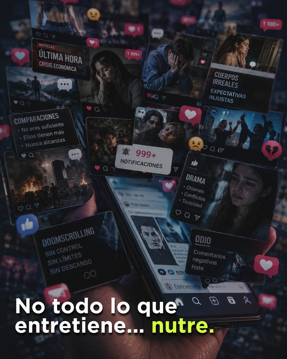 IssstesonGob's tweet photo. Te has preguntado ¿qué come tu algoritmo❓
Come lo que tu consumes en el plano digital y en ocasiones, lo que se consume en redes sociales 📲 no es lo más apropiado para una sana salud mental 👀
Oriéntate con nuestros especialistas en psicología y ¡no te dejes llevar! 🧠 https://t.co/w6zgogj4Ua