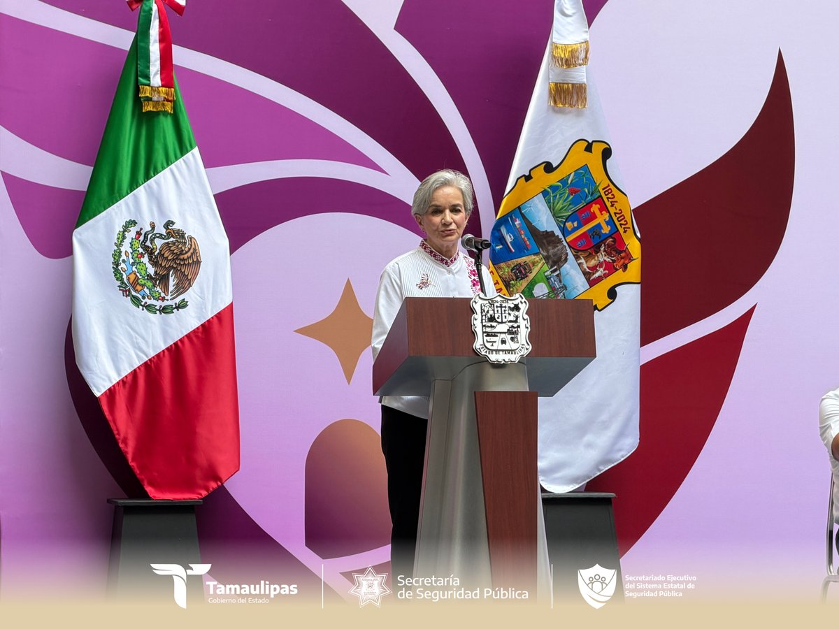 SesespT's tweet photo. Participamos en la ceremonia de Honores a la Bandera encabezada por el gobernador Dr. Américo Villarreal Anaya y la Dra. María de Villarreal. 🇲🇽

Reafirmamos nuestro compromiso de servir a Tamaulipas con humanismo, responsabilidad y vocación por la paz. https://t.co/R7IbZLZ1z1