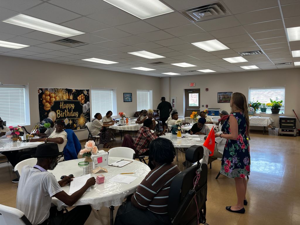 SpectraCare's tweet photo. Prevention Presenter Sheree giving a Narcan training to the lovely folks at Gordon Senior Center  🚫💊 https://t.co/Z2jwhqjtxl