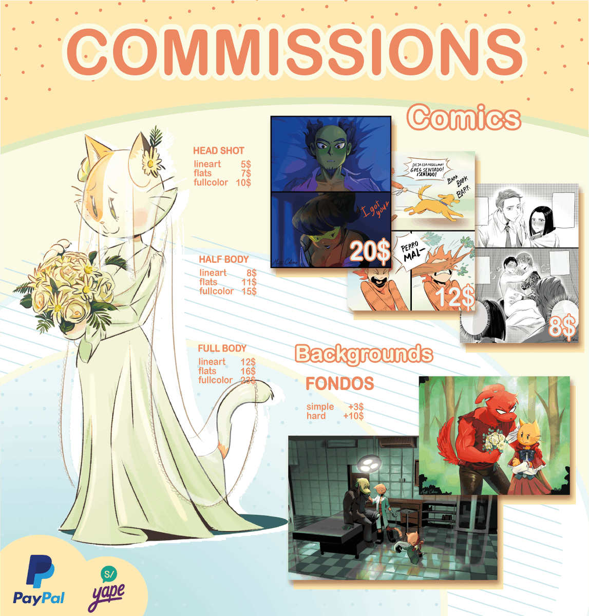 Mayte_Coloma's tweet photo. mi techo se esta cayendo QwQ asique alfin me hice una tabla de #commisions si esta culero y que? lo hice en dos minutos 😅 https://t.co/rZ5CNREUZi