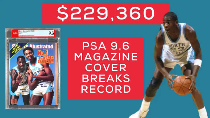gentdesigns's tweet photo. MJ's first Sports Illustrated sold for $229,360 back in March.

Most expensive magazine ever sold.

Most people don't know LeBron's first magazine isn't even an SI.

It's a 2001 Student Sports and only 3 CGC 9.8 copies exist in the world. https://t.co/06aDGSRToK