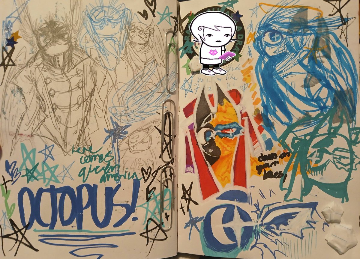 angry_transs's tweet photo. hieeeee sketchbook stuff. sorry haven't been active much FHHDDG https://t.co/uaeX3cMmJK