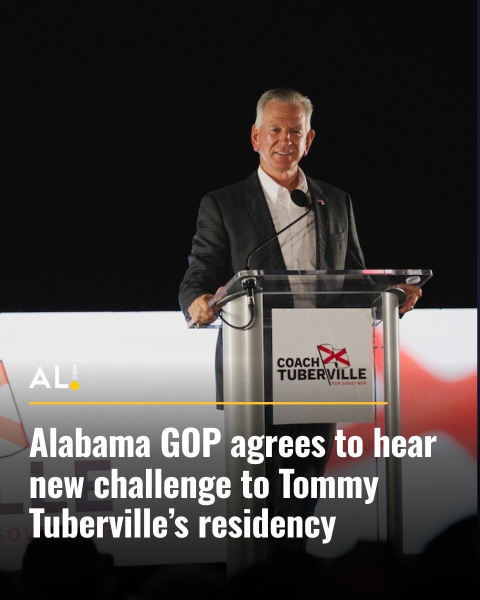 aldotcom's tweet photo. Sen. Tommy Tuberville has maintained that he meets the seven-year residency requirement to be Alabama governor. Read more 👇 https://t.co/ll7TYoh6NP