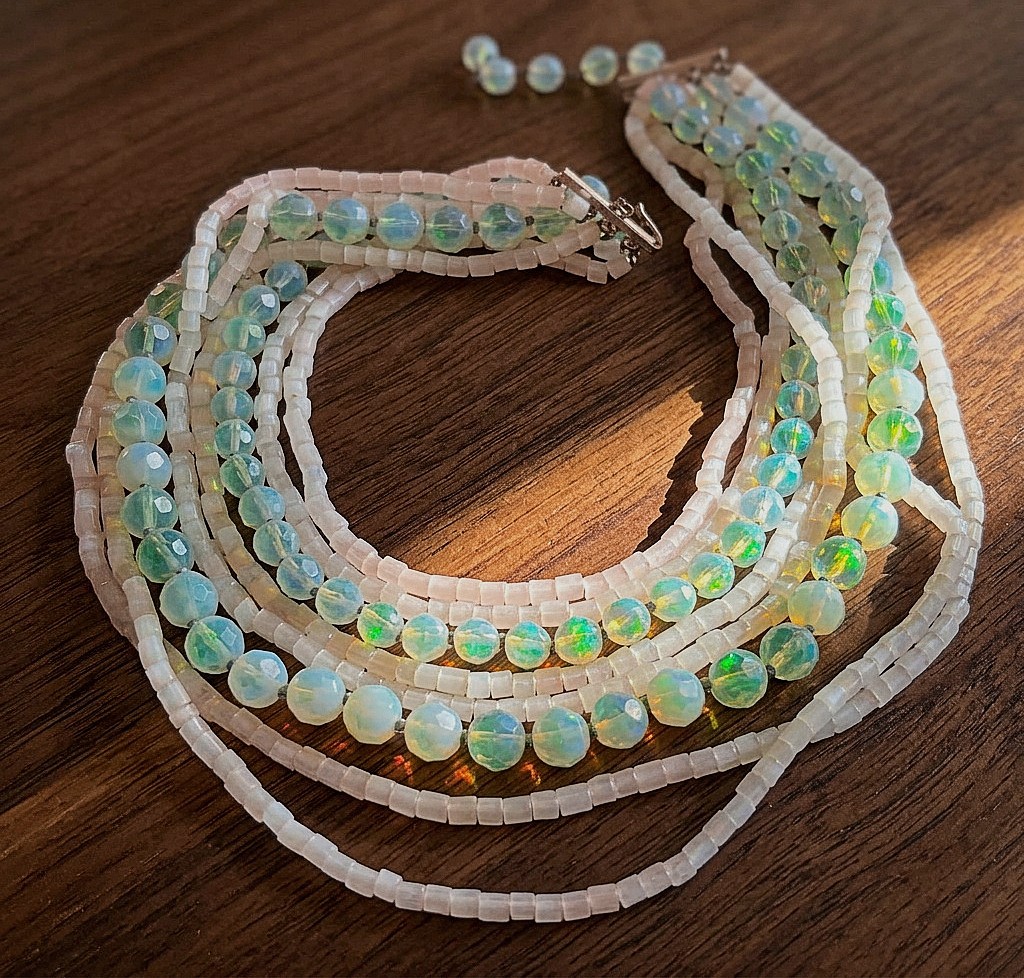 renaissancefai's tweet photo. Vintage Trifari 8 Strand Glass Bead Necklace, Aqua Green &amp; Moonstone, Mid Century Signed Statement
https://t.co/UGMeuKUjTD?
#necklace #vintage #multiStrand #Trifari #aqua #green #white #glassBeads #moonstone #midcentury #collectible #statement #pastel https://t.co/rRhVwyoPor