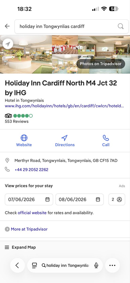 Welshbrexit3's tweet photo. Around 2022-2023 this hotel closed its doors to the public and handed the hotel over to the Home Office to house Migrants, now they’re having a refurbishment ready for the paying public. I say we boycott the @HICardiffNorth I will never stay in their hotels #BoycottHolidayInn https://t.co/2AeVYjTd01