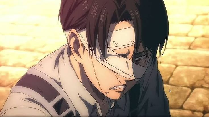minyangiii's tweet photo. Levi's vulnerability and emotional displays are always painful to witness, as his strength lies in his mental toughness, which is what makes him truly special.. The same person who was on the verge of dying few days ago, but then joined the alliance to stop the rumbling.. https://t.co/Z1arbbVojb