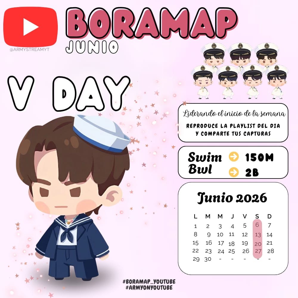 ARMYSTREAMYT's tweet photo. 🗺️ 𝗕𝗢𝗥𝗔𝗠𝗔𝗣 | 𝗝𝗨𝗡𝗜𝗢 💜

Aquí seguimos, sin rendirnos 🔥

➜ Reproduce la playlist del día
➜ Comparte tus capturas 📸

🎧 Boramap 06 | V: https://t.co/2y4HdC9AiK

#Boramap_Youtube
#ARMYonYouTube https://t.co/TjpZhS2jUH