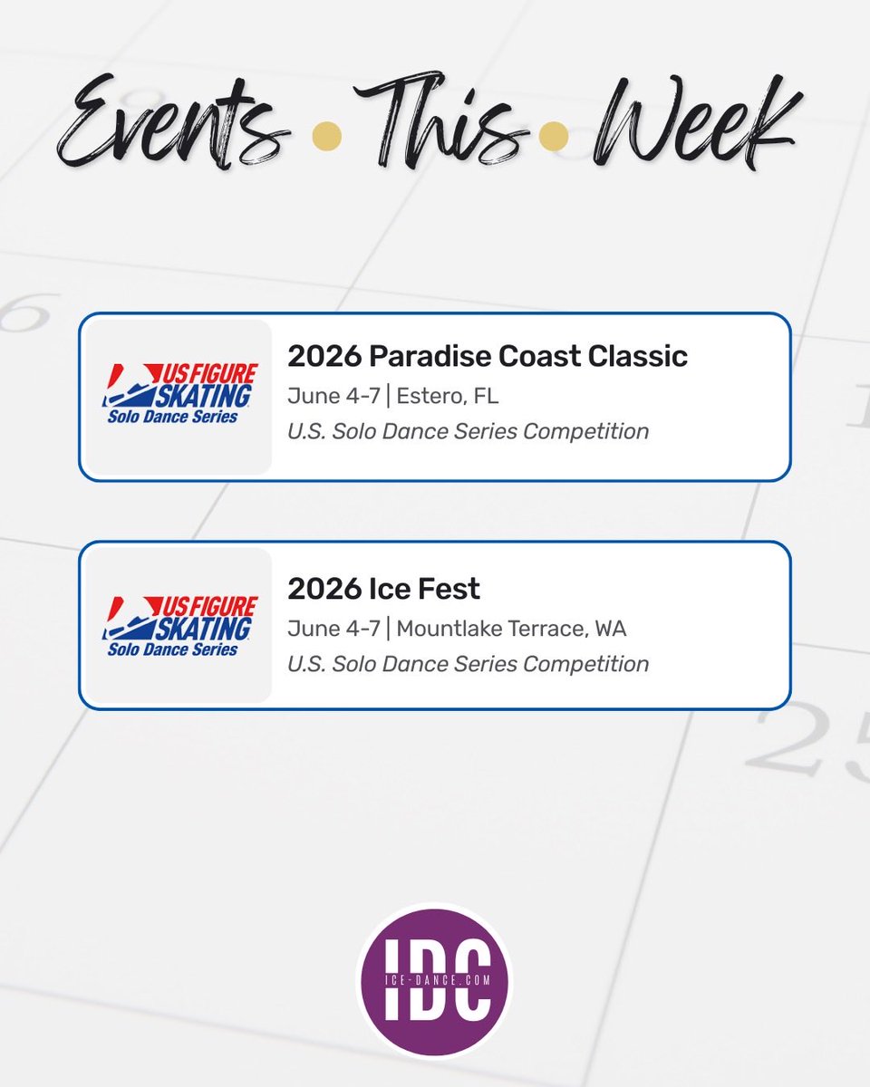 icedancecom's tweet photo. Events to look forward to this week! 🗓️ ⛸️ https://t.co/LYqEwsWbcP