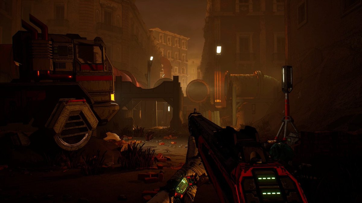 Ninjago9101's tweet photo. New Soulslike FPS DIOXIDE announced for PC

A Soulslike tactical FPS set in a dystopian world ravaged by industrial decay

Features:
• Tactical first-person shooter combat
• Unique 3D comic-book art style
• Deep weapon customization
• Explore a dystopian corporate ruled world https://t.co/PvIqHGBrLU