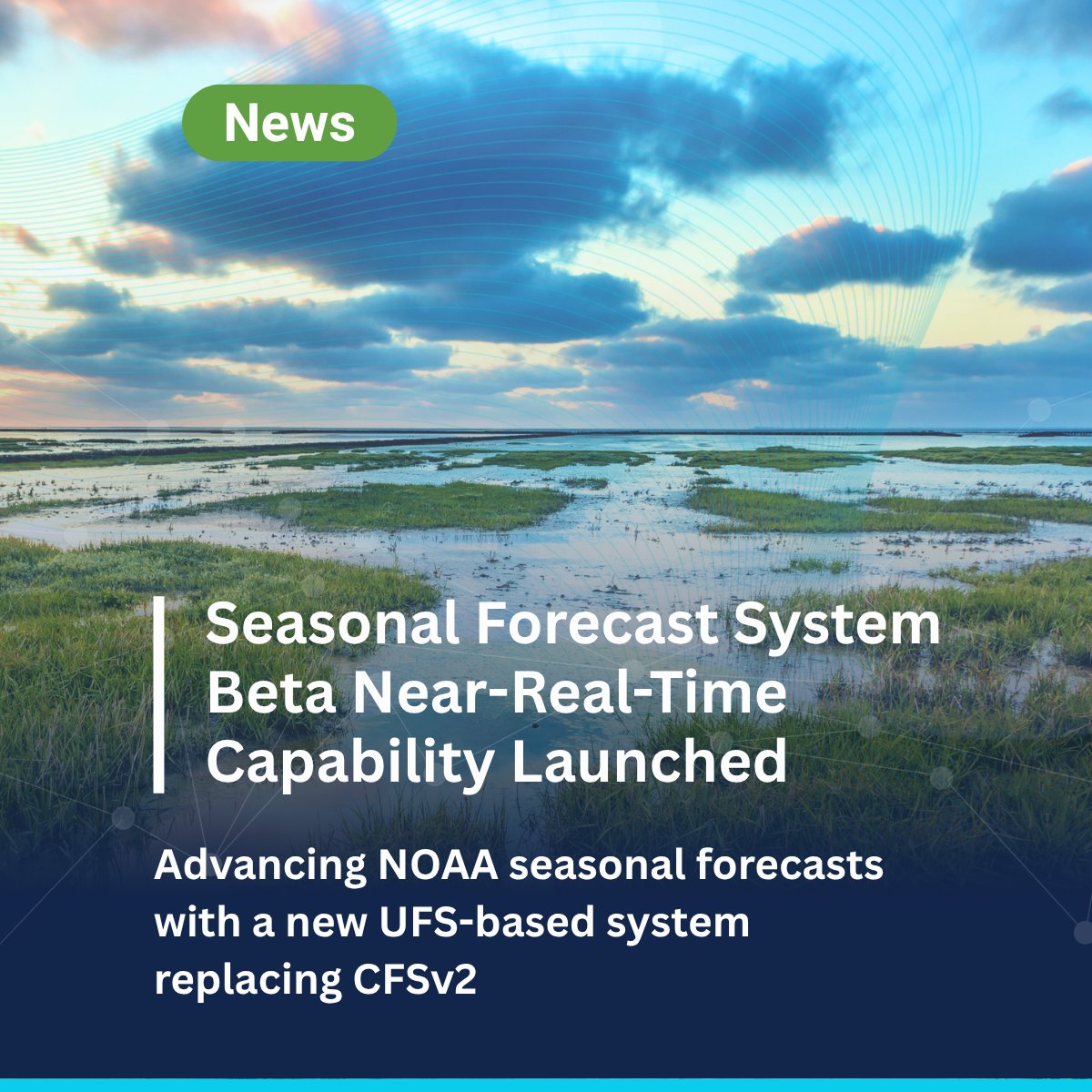 noaaepic's tweet photo. NOAA launched the Seasonal Forecast System (SFS) Beta v1.0 in March 2026, a major step forward from Climate Forecast System (CFS) v2.0 to a modern UFS-based seasonal prediction system led by NOAA’s NWS and OAR, improving forecasts up to 12 months ahead.
https://t.co/SYAenGSdxn https://t.co/UFuMoPneij