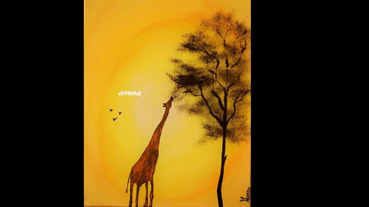 FunWithArts's tweet photo. Art of the Day! "Giraffe - Standing tall". Buy at: https://t.co/hkgf8eU4s2 https://t.co/ydZYgPruZB