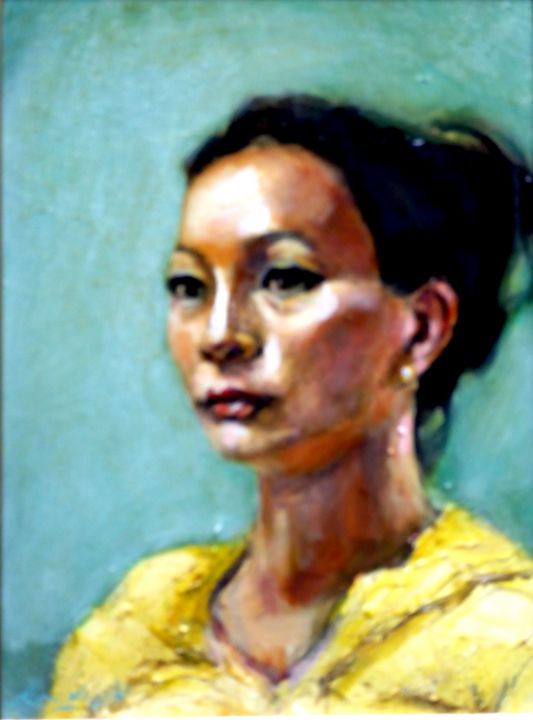 ArtistRenukaP's tweet photo. Art of the Day! "Young Woman". Buy at: https://t.co/cqLBM97DHF https://t.co/e9RwhldeoL