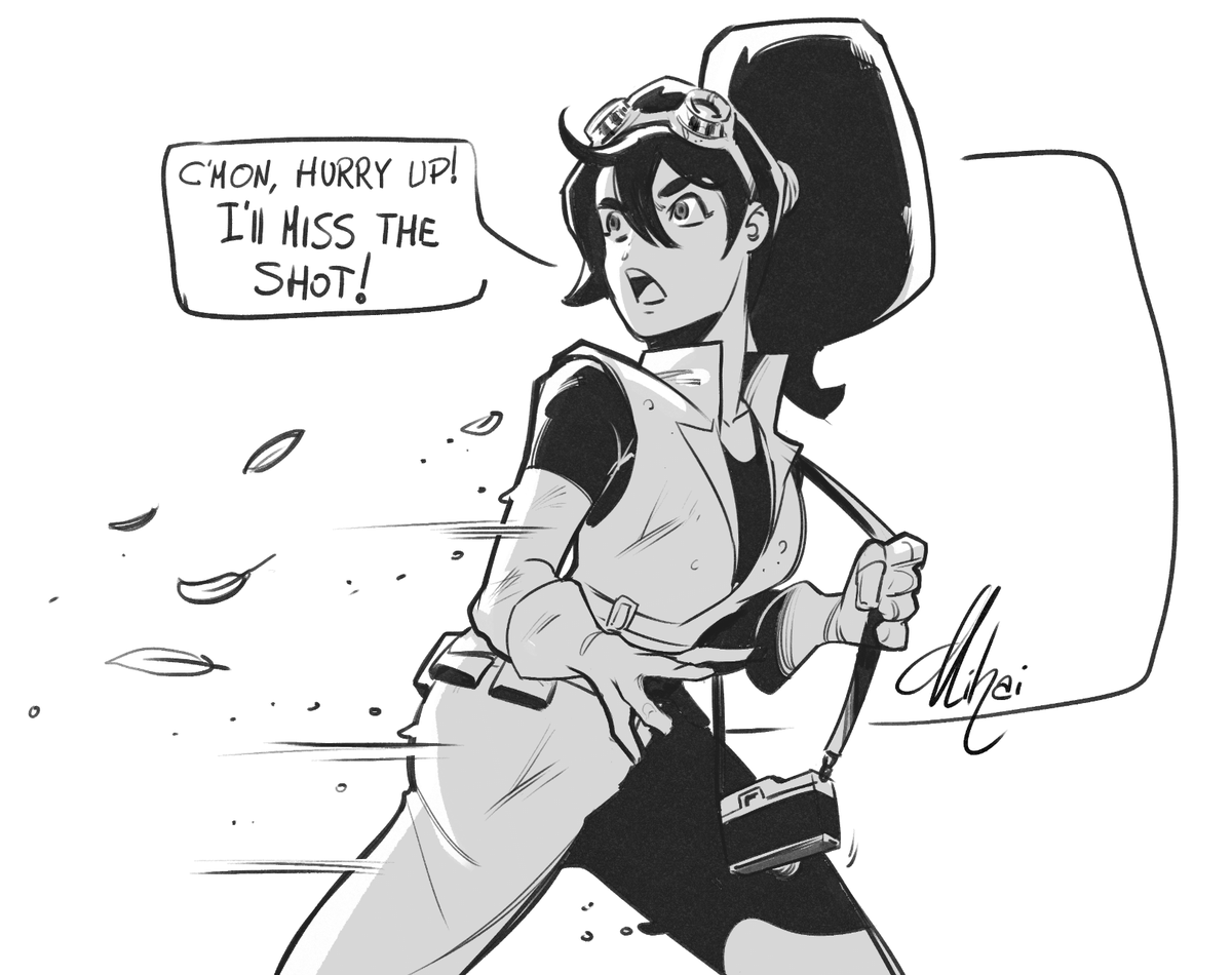 Mihai_Rotari_'s tweet photo. Character exploration part. 2 
Her name is Iris
#characterdesign #art #comics https://t.co/RQnNQIRHhX