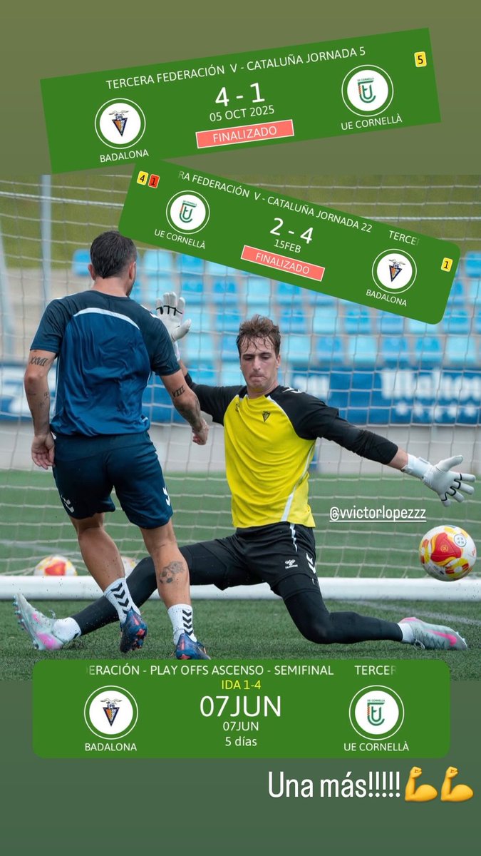 AndreuBalis's tweet photo. A por la tercera, todo es posible en la final catalana del playoff ascenso a 2a rfef!!
💙🤍💙  vamos @LopezGirbau 💪💪 NO SURRENDER!!!! https://t.co/TJ3kiLQ84a