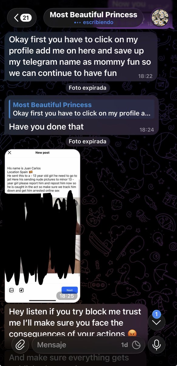 PabloC32562's tweet photo. She is a scammer don’t talk to her https://t.co/7FjkA5zt0d