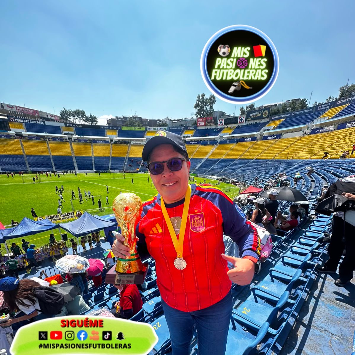 Mispasionesfut's tweet photo. #mispasionesfutboleras #apasionadasdeldeporte #mundialito2leyendas https://t.co/8Y7a8L322a