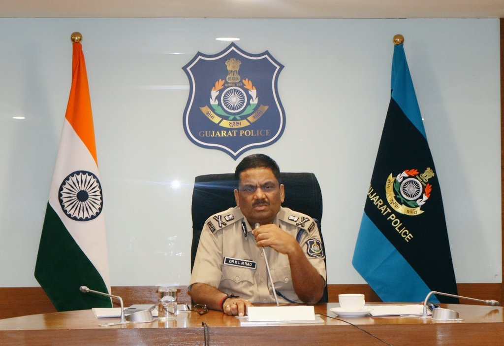 dgpgujarat's tweet photo. Reviewed presentations of committees focused on strengthening policing and public safety. 

Discussions covered law &amp; order, 112 Janrakshak response systems, administrative reforms, anti-drug awareness and adoption of best practices for stronger anti-narcotics enforcement. https://t.co/a8kSzYghzm